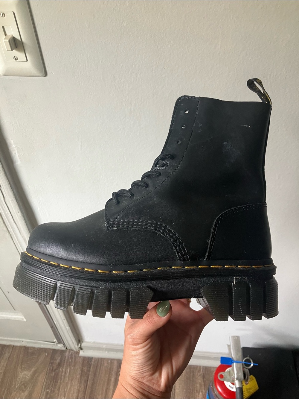 Amputee- SINGLE LEFT ONLY Dr. Martens Boot brand new w/ some imperfections